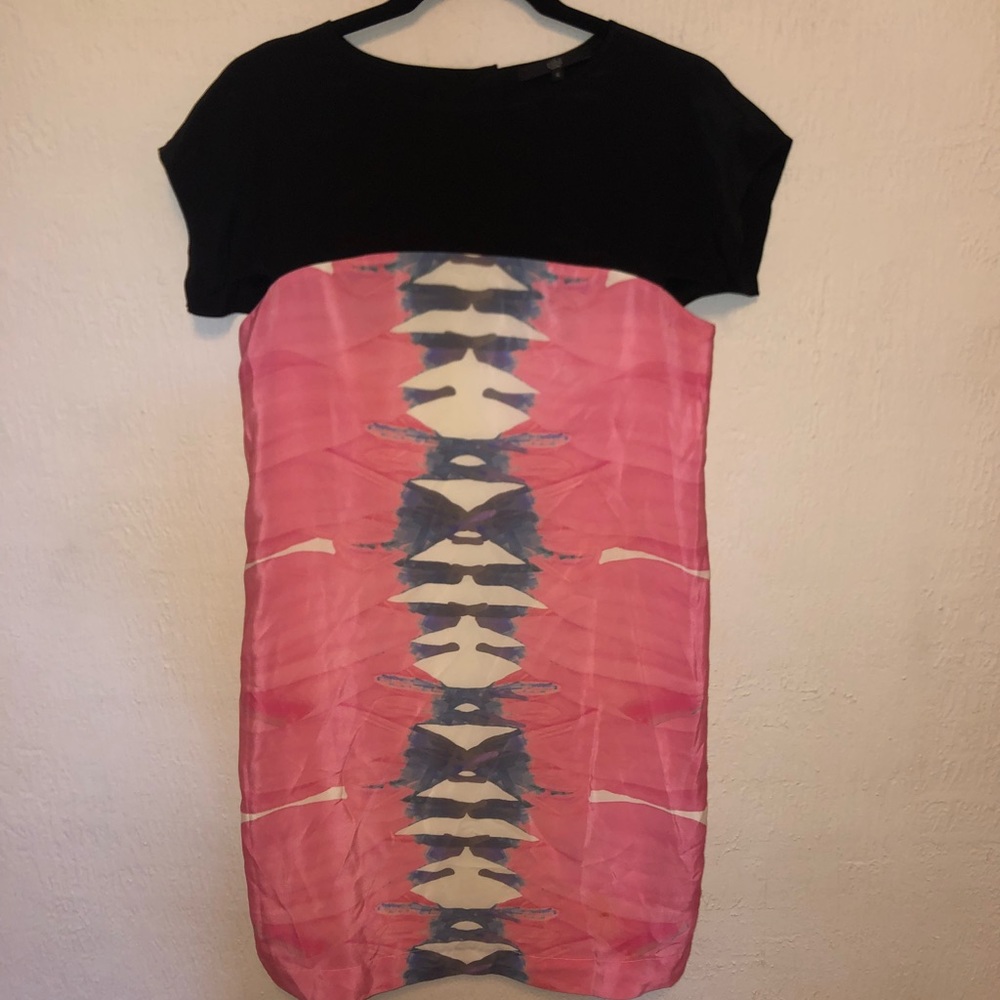 Tibi silk flowy dress!